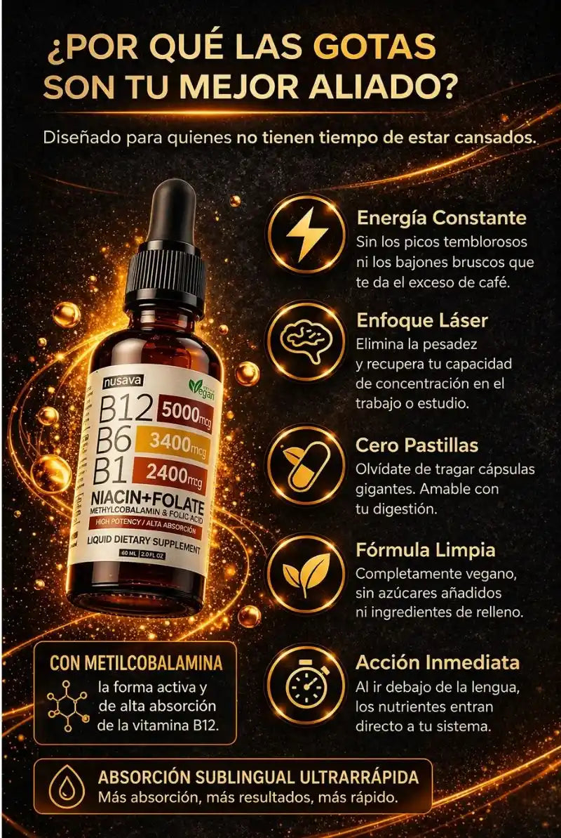 Beneficios del complejo B Liquido